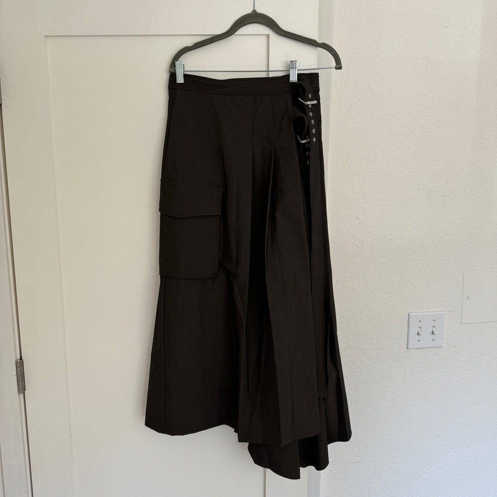 Zara asymmetric midi skirt